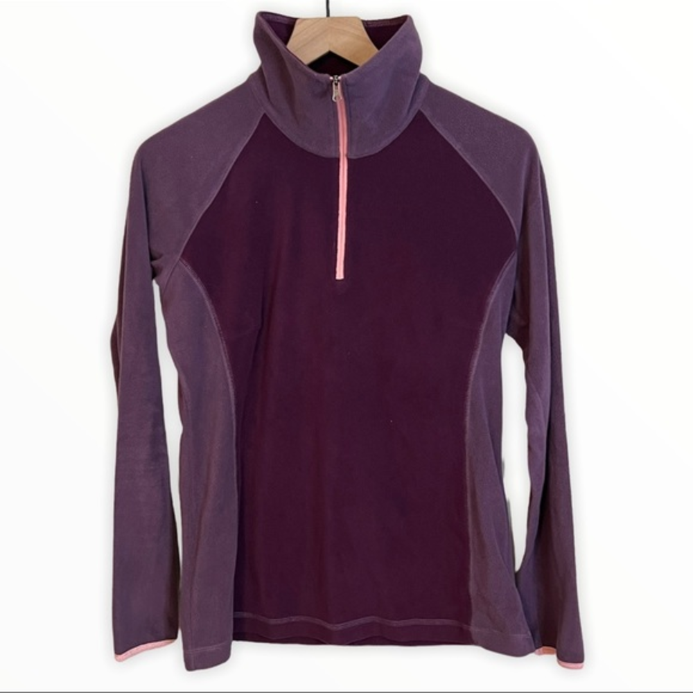 Columbia Dahlia Purple Glacier Fleece Sweatshirt size medium